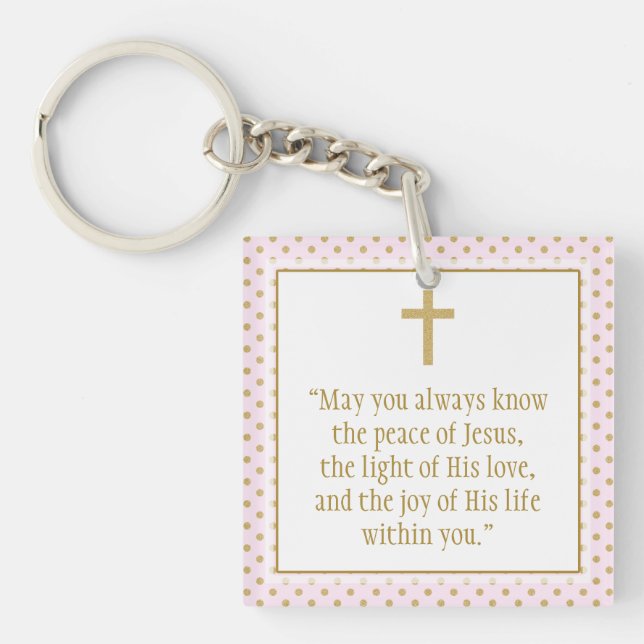Communion Prayer Keychain (Front)