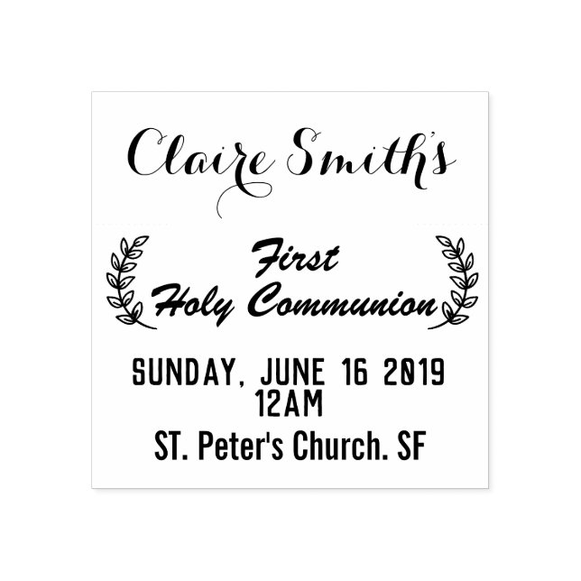 communion stamp (Imprint)