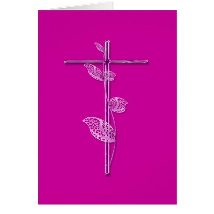 Communion verse pink girls PERSONALIZE Greeting Card