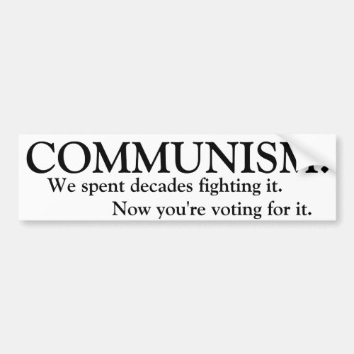 Communism Bumper Sticker