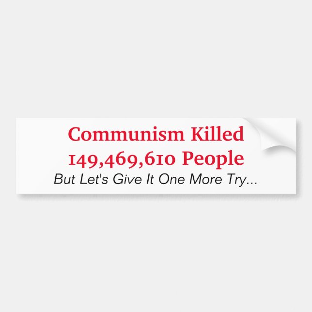 Communism Bumper Sticker (Front)