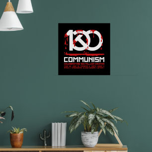 Communism, celebrating 100 million deaths poster
