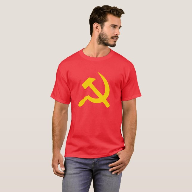 Communism hammer and sickle T-Shirt (Front Full)