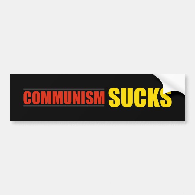 Communism Sucks Bumper Sticker (Front)