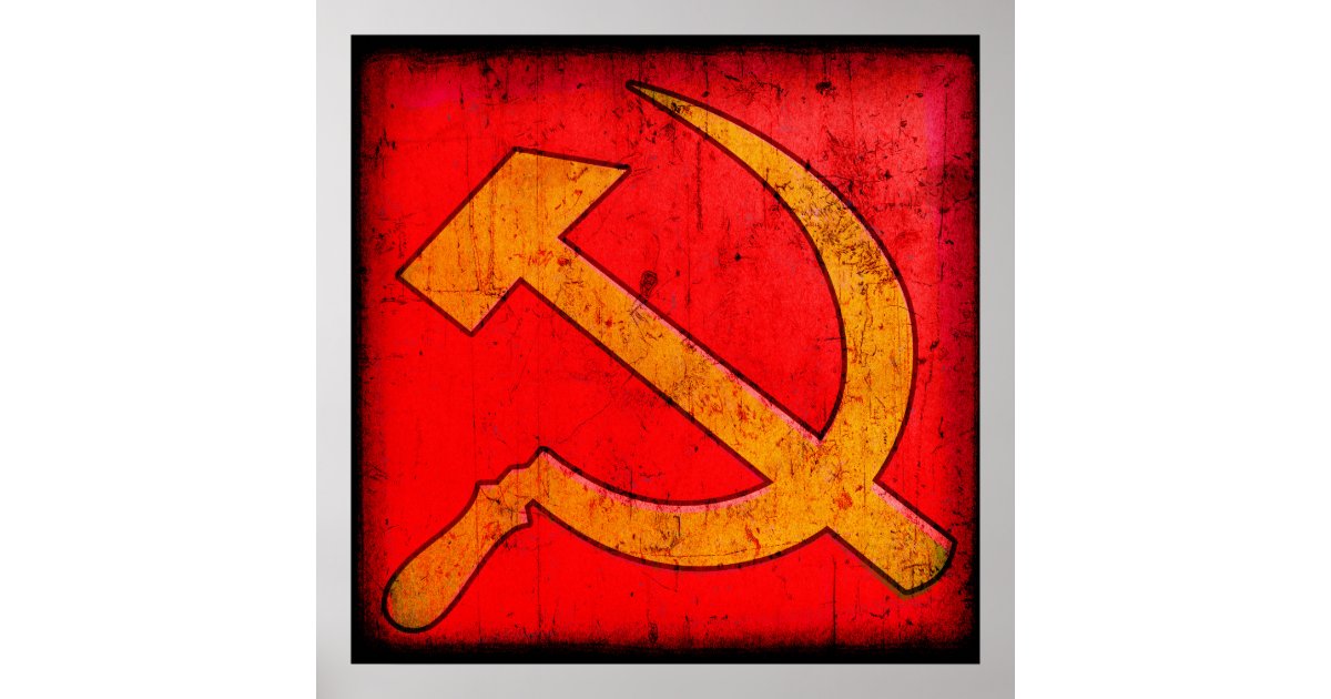 Communist Vladimir Lenin Hammer and Sickle CCCP Red Flag 