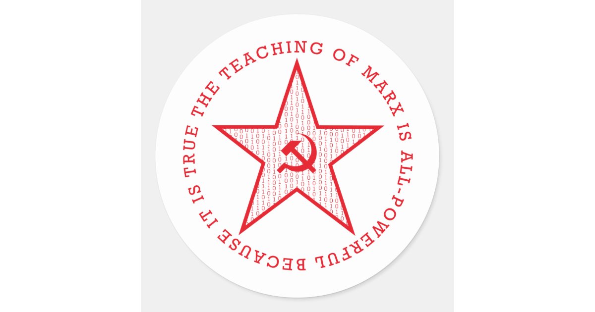 Communism Will Win Classic Round Sticker Zazzle