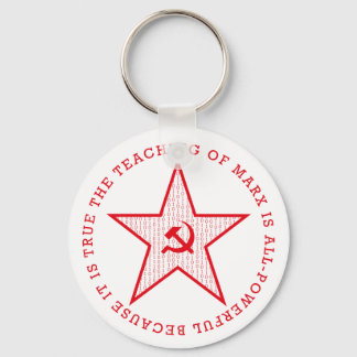 Communism will win keychain