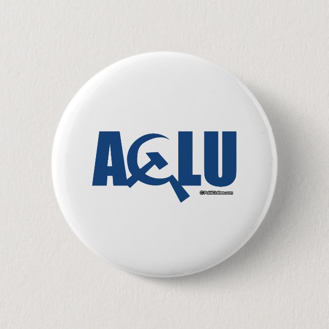 Communist ACLU Pinback Button (Front)