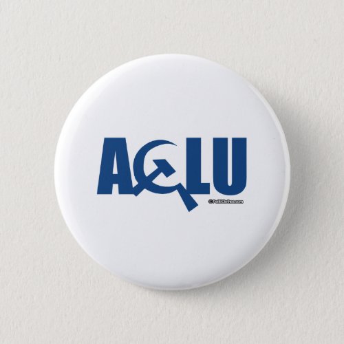 Communist ACLU Pinback Button