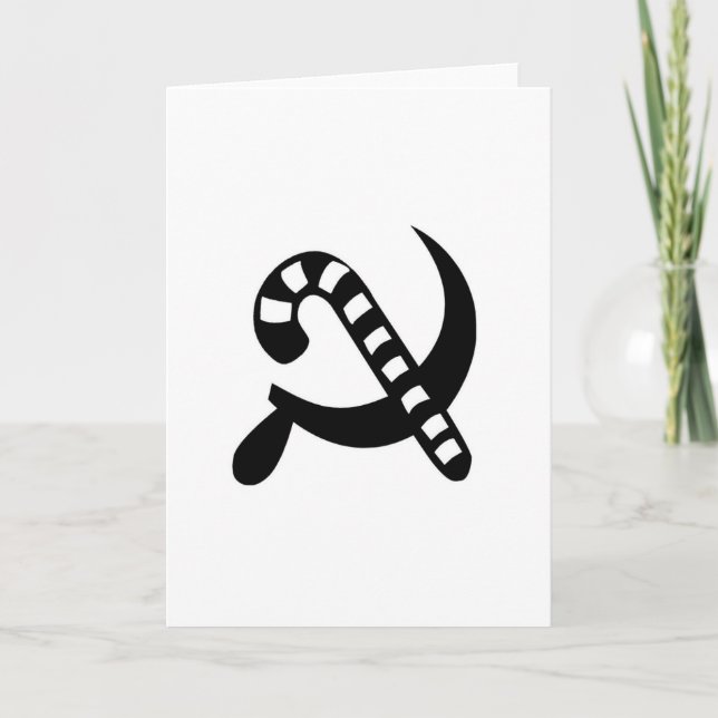 Communist Cane Holiday Card (Front)