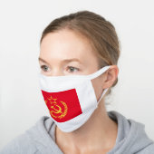 Communist Decorative Cotton Face Mask (Angled)