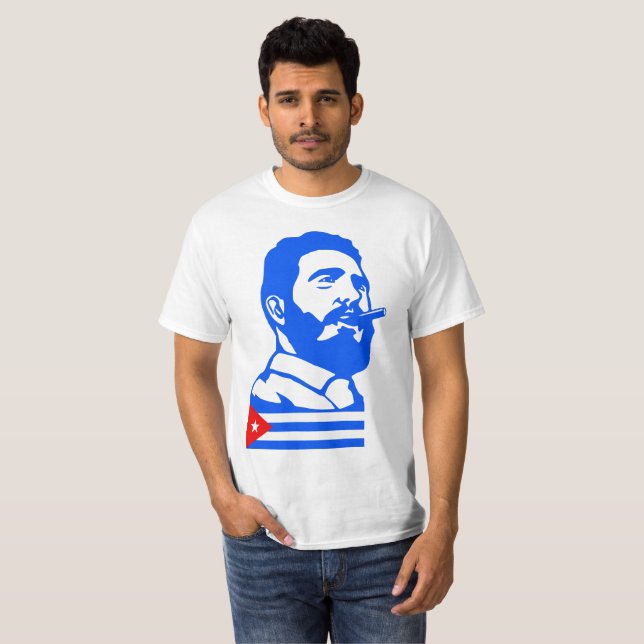 Communist Dictator Fidel Castro T-Shirt (Front Full)