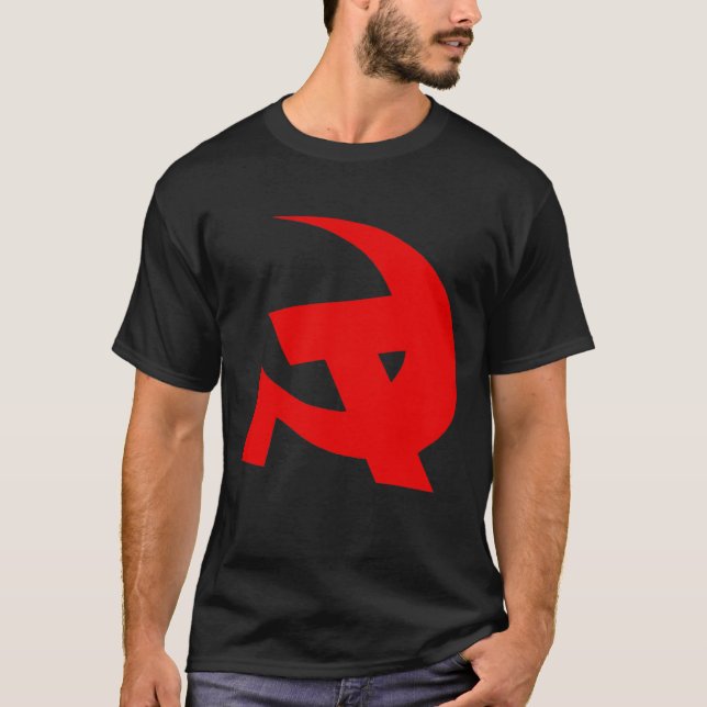 Communist DKP Style Hammer & Sickle T-Shirt (Front)