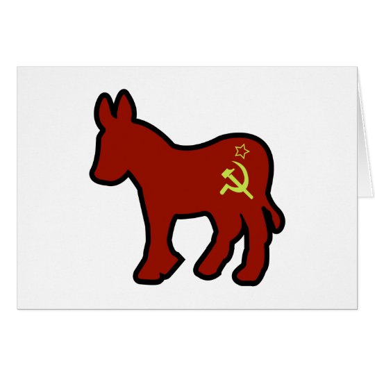 Communist Donkey Card