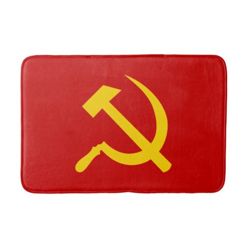 Communist Flag Bath Mat