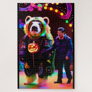 Communist Halloween Party Time - Ken Gage Art Jigsaw Puzzle