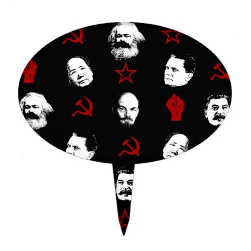 Communist Leaders Cake Topper