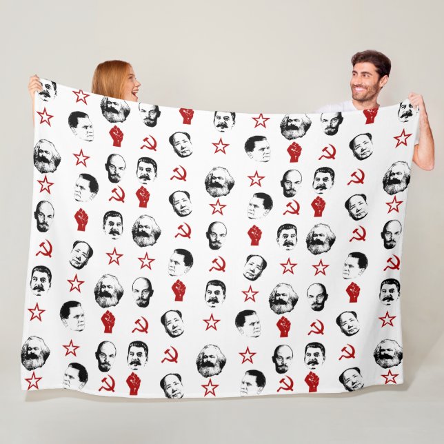 Communist Leaders Fleece Blanket (In Situ)
