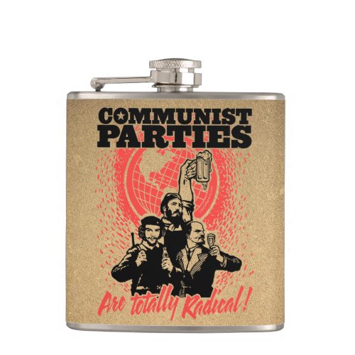 Communist Parties Hip Flask