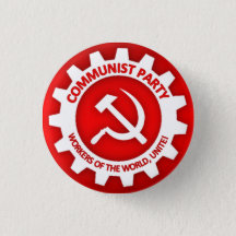 Join the communist party 1 Vintage Badge 56mm Button Pin 