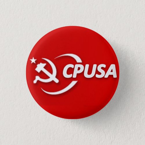 Communist Party CPUSA Button