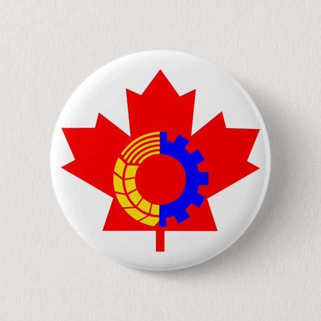 Communist Party of Canada Button (Front)