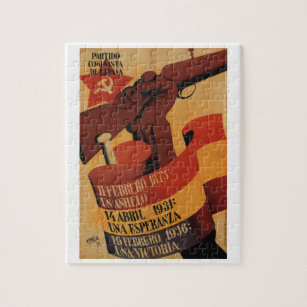 Communist Party of Spain_Propaganda Poster Jigsaw Puzzle