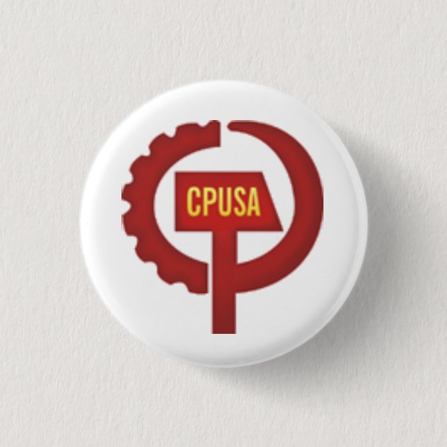 communist party usa button (Front)