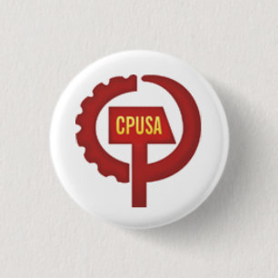 communist party usa button