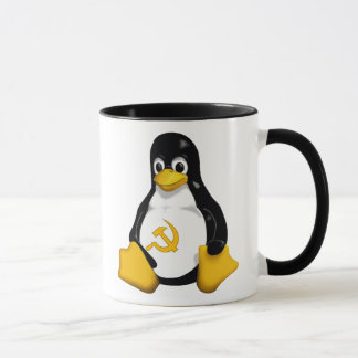 Communist Penguin ( Linux ) Coffee Mug
