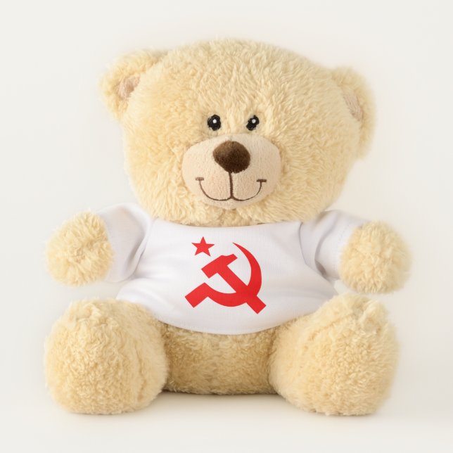 Communist Symbol Teddy Bear (Front)
