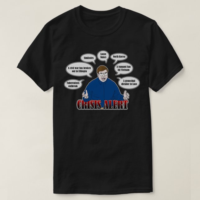 Community CRISIS ALERT T-Shirt (Design Front)