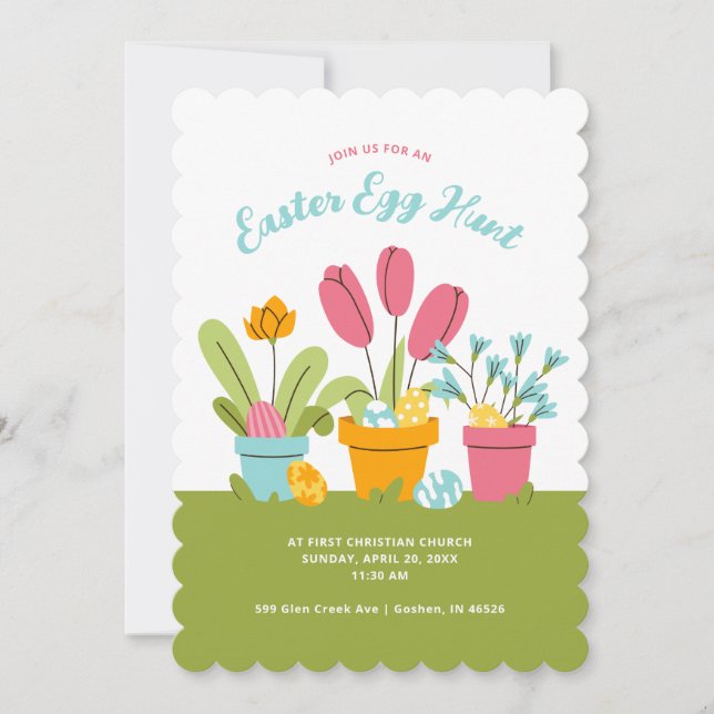 Community Easter Egg Hunt Invitation (Front)