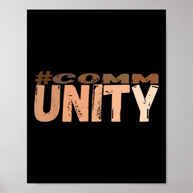 Community Embracing The Power Of Togetherness Ever Poster (Front)