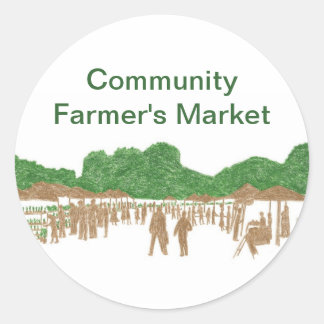 Community Farmer's Market Stickers