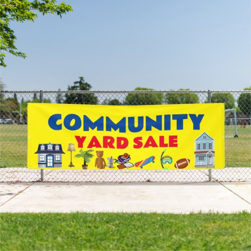 Community garage sale  banner