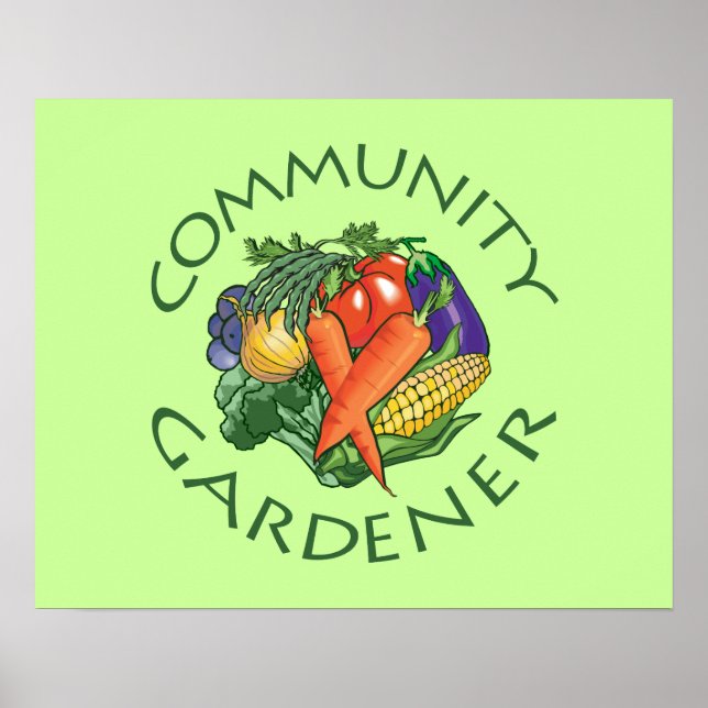 community gardening poster (Front)