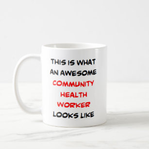 community health worker, awesome coffee mug