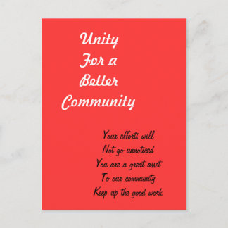 Community hero postcards