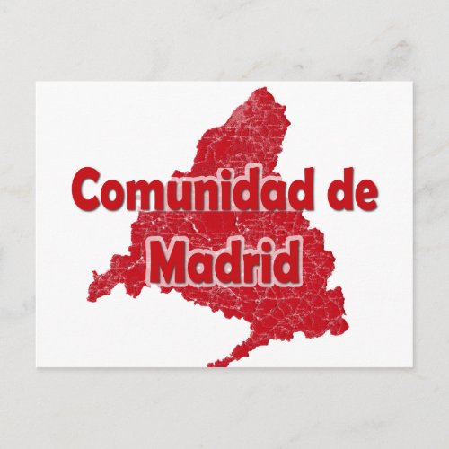 Community of Madrid Postcard