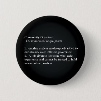 Community Organizer Definition Button