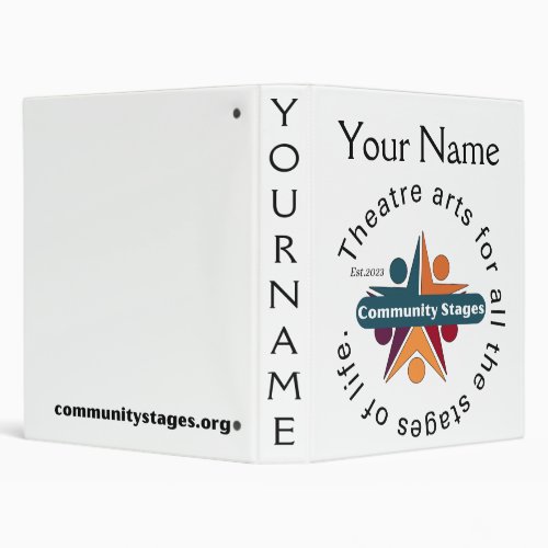 Community Stages _ 1 3_Ring Binder 
