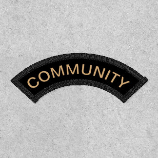 Community Top Rocker Patch