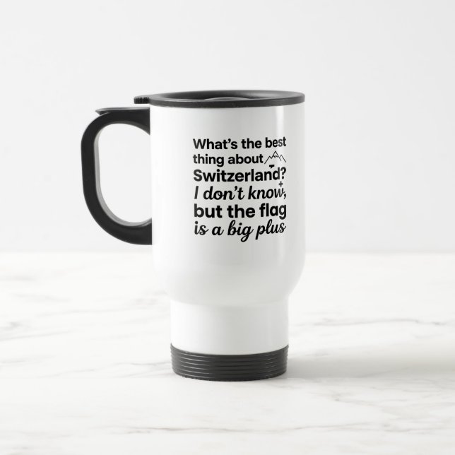 Commuter Mug for Java Lovers 15 oz (Left)