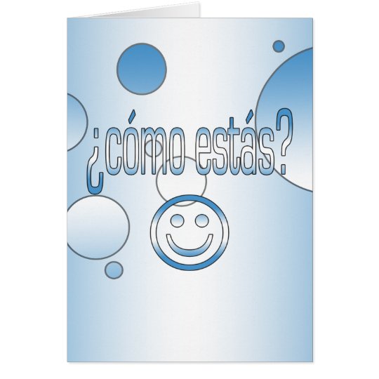 ¿Cómo Estás? Guatemala Flag Colors Pop Art Card