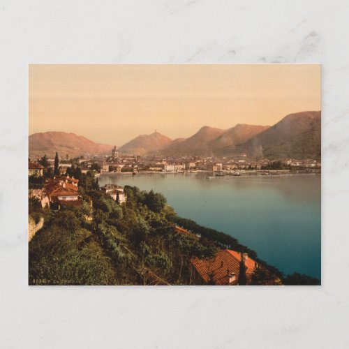 Como I Lake Como Lombardy Italy Postcard