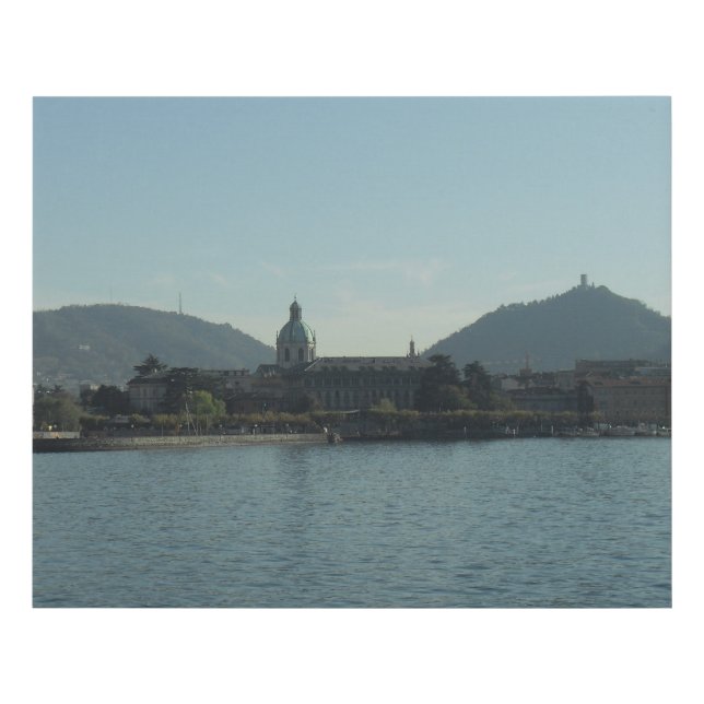 Como Italy Faux Canvas Print (Front)
