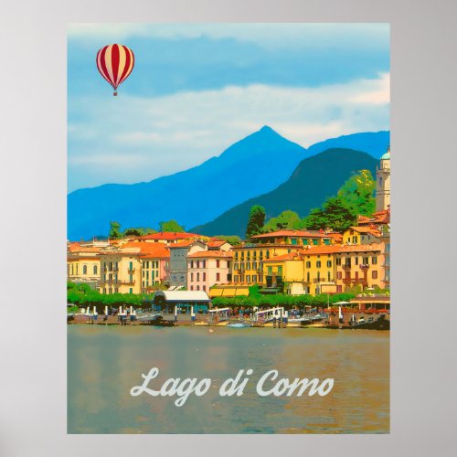 Como Lake Italy Poster