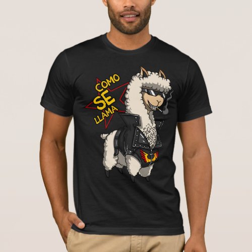 Como Se Llama Alpaca Funny Spanish Animal Joke T_Shirt
