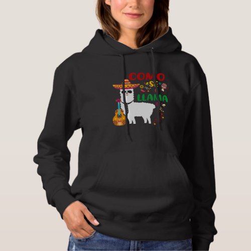 Como  Se Llama Animal  Mexican Cinco De  Mayo Hoodie